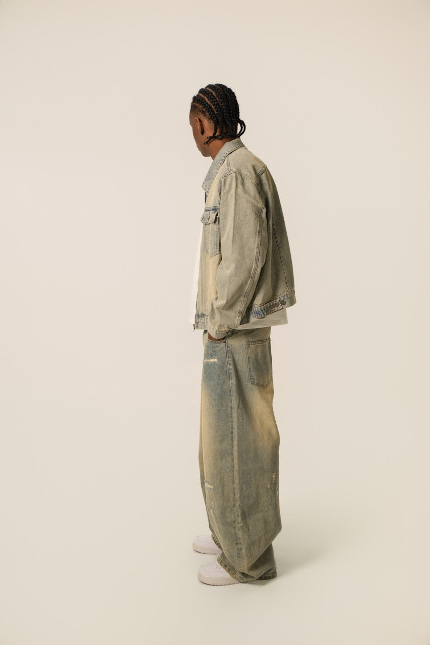 Denim Zip Jacket - Construction