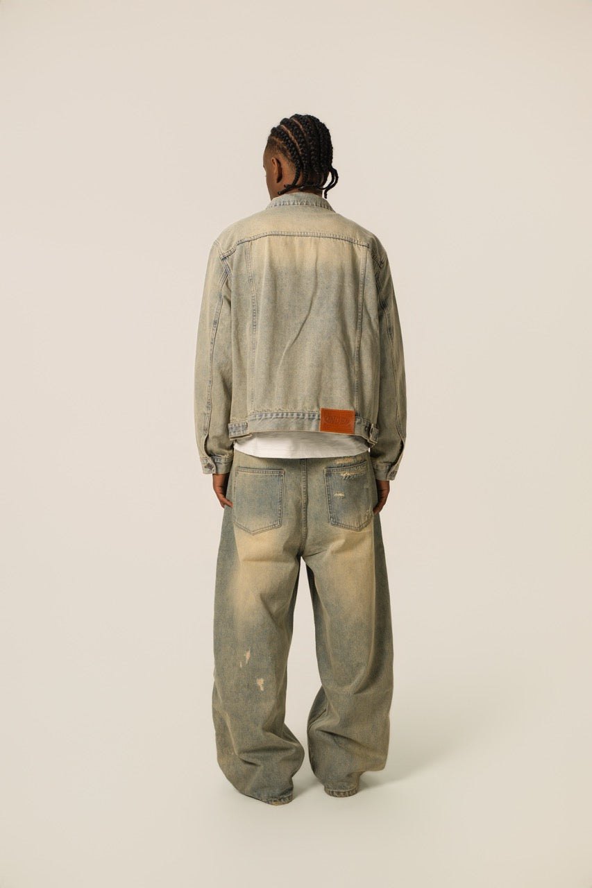 Denim Zip Jacket - Construction
