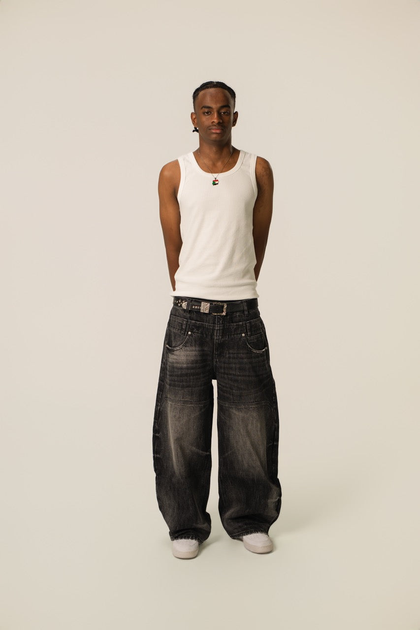 「PRE-ORDER」 Double Waist Selvage Denim - Vintage