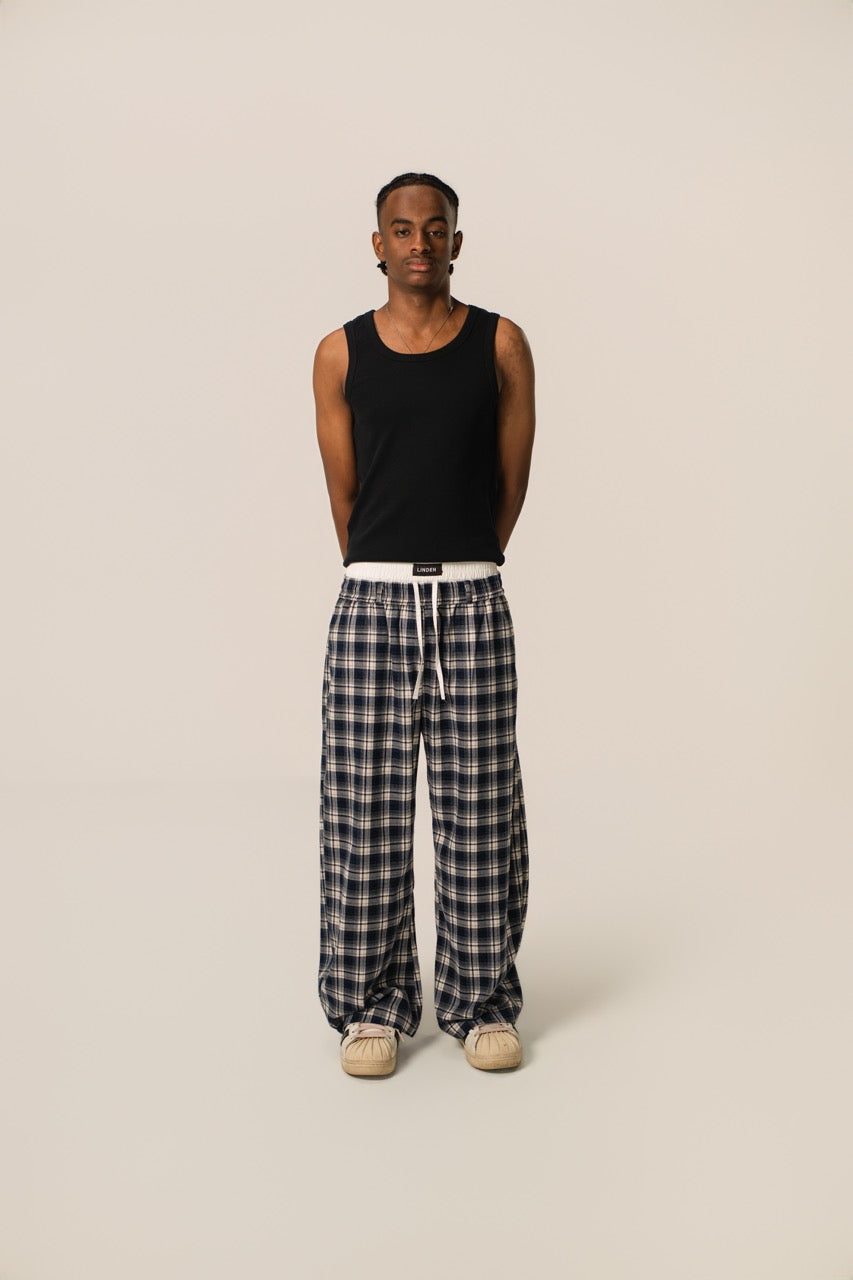 Pantalon de survêtement à double ceinture - Flanelle