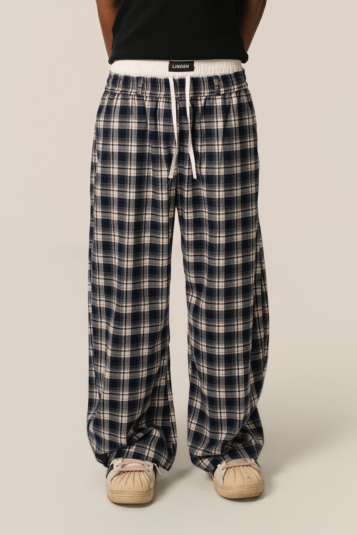 Pantalon de survêtement à double ceinture - Flanelle