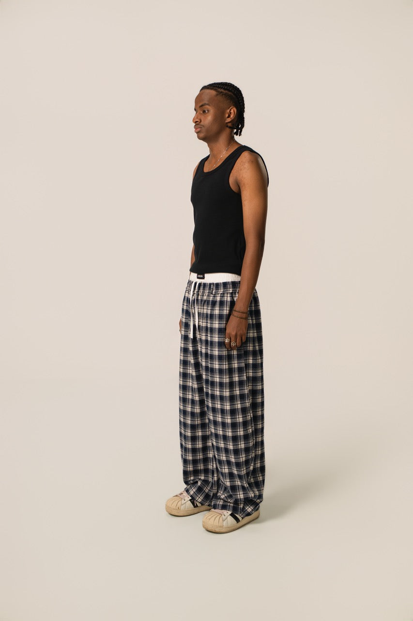 Pantalon de survêtement à double ceinture - Flanelle