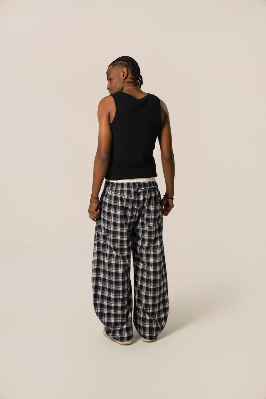 Pantalon de survêtement à double ceinture - Flanelle