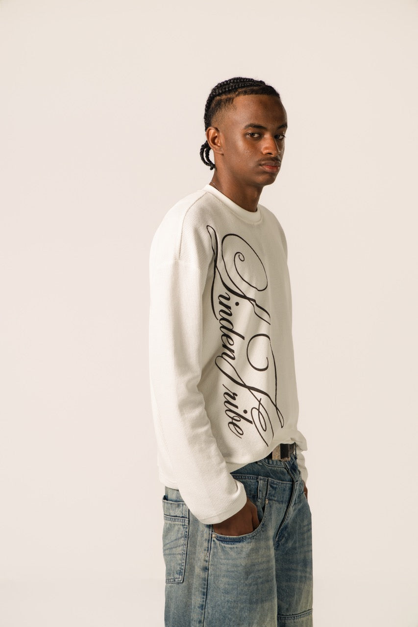 Waffle Sweatshirt White