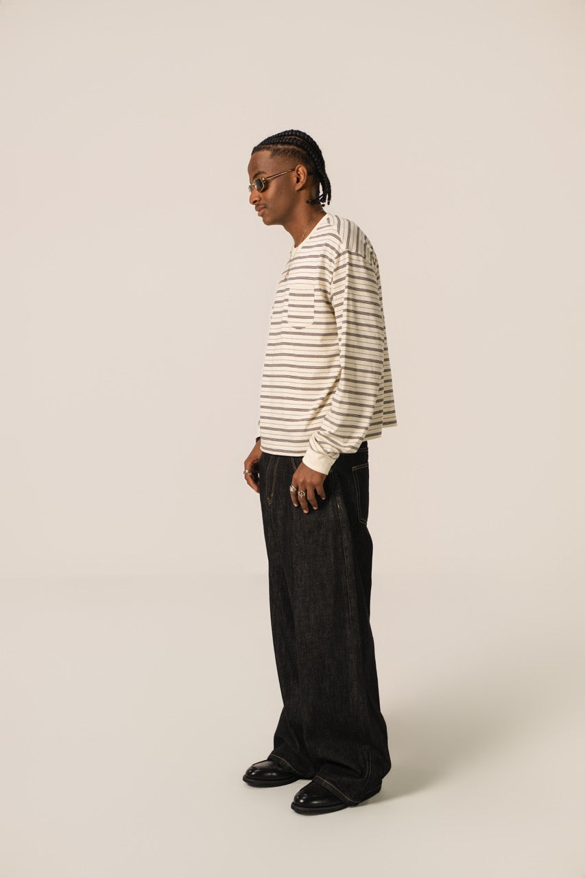 Striped Long Sleeve - Cream