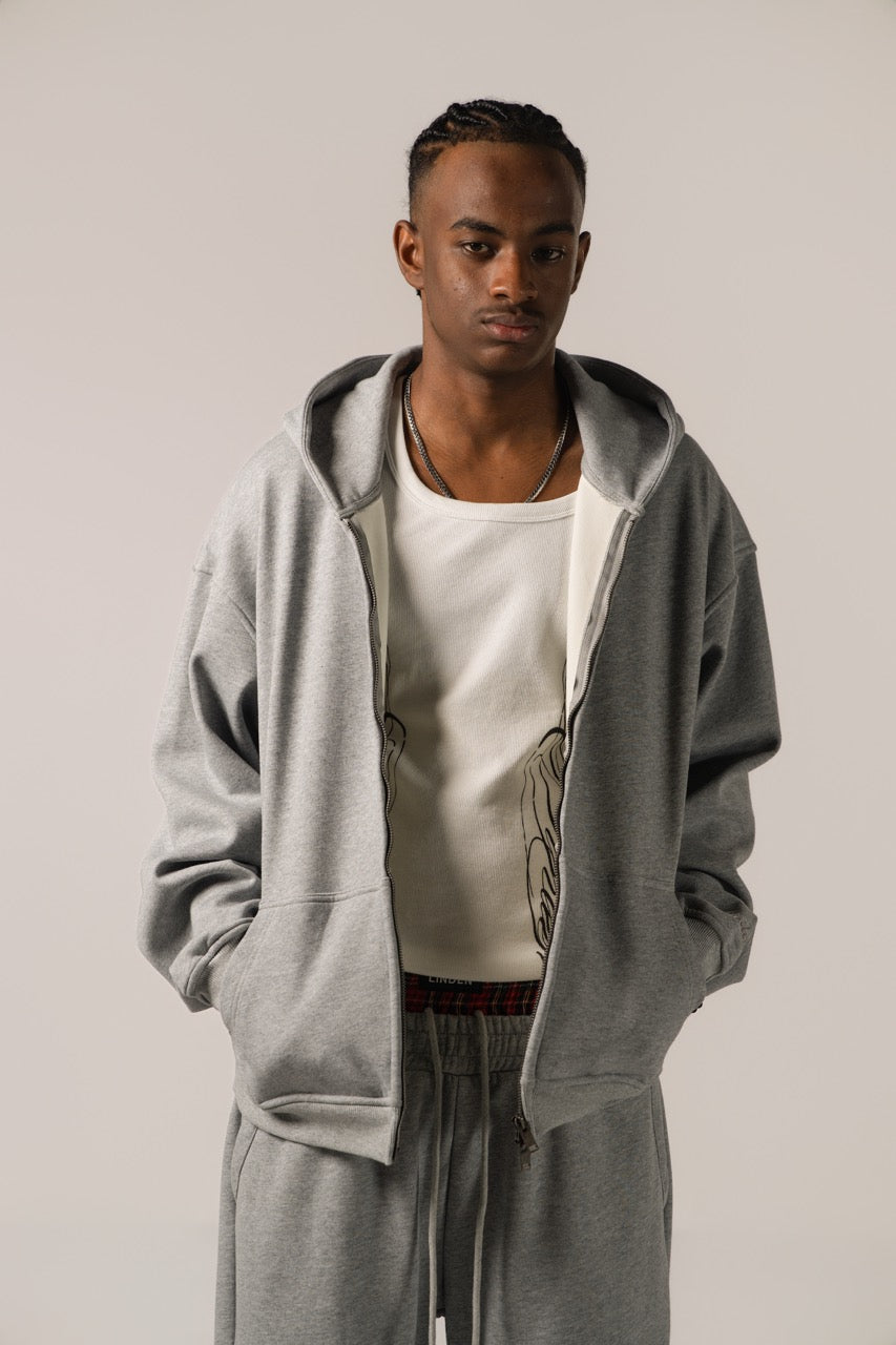 LINDEN Zip Jacket Grey