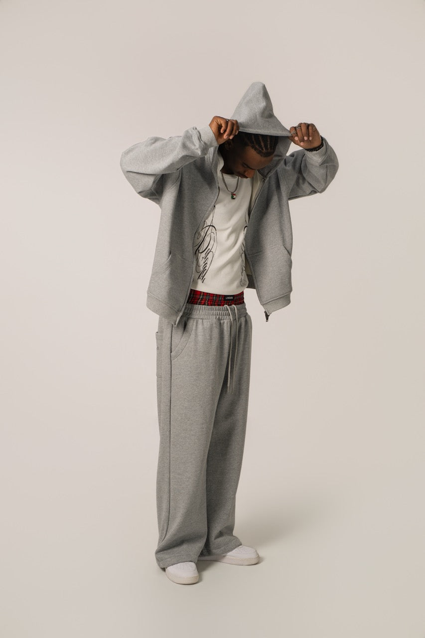 LINDEN Boxer Sweatpants - Grey