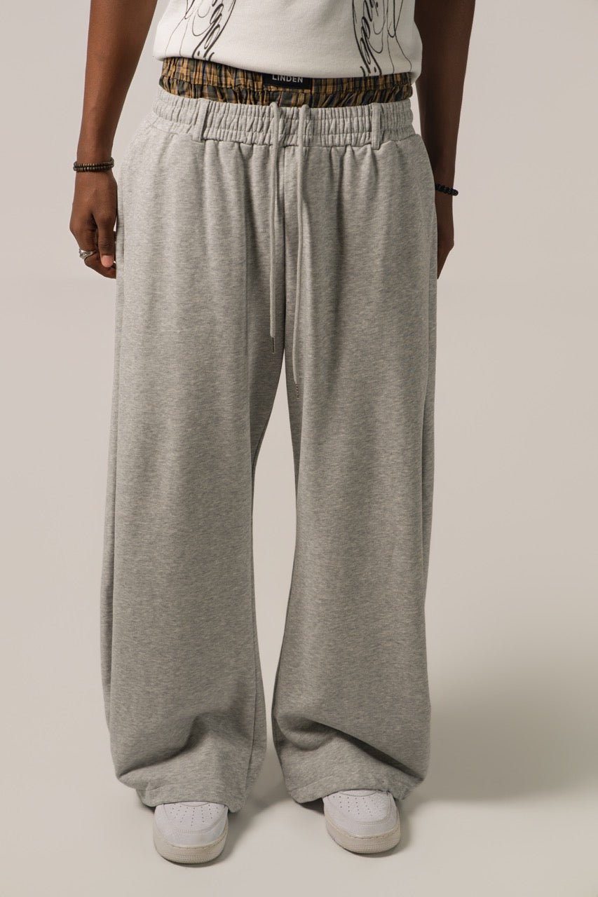 Double-Waist sweatpants Grey
