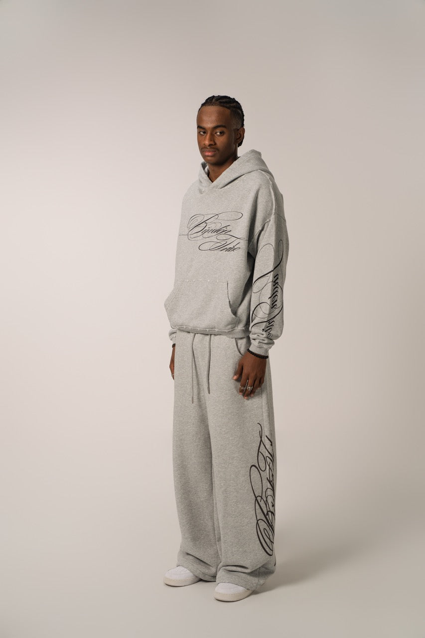 Pantalones de chándal baggy Signature - Gris