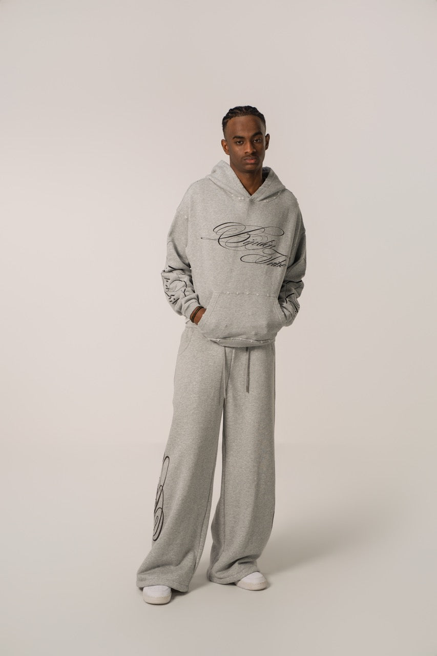 Pantalones de chándal baggy Signature - Gris