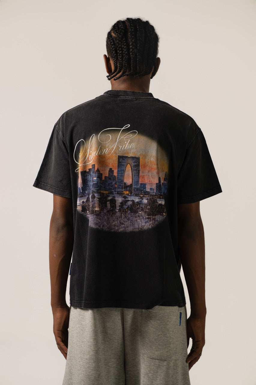 Camiseta gráfica DownTown - Vintage
