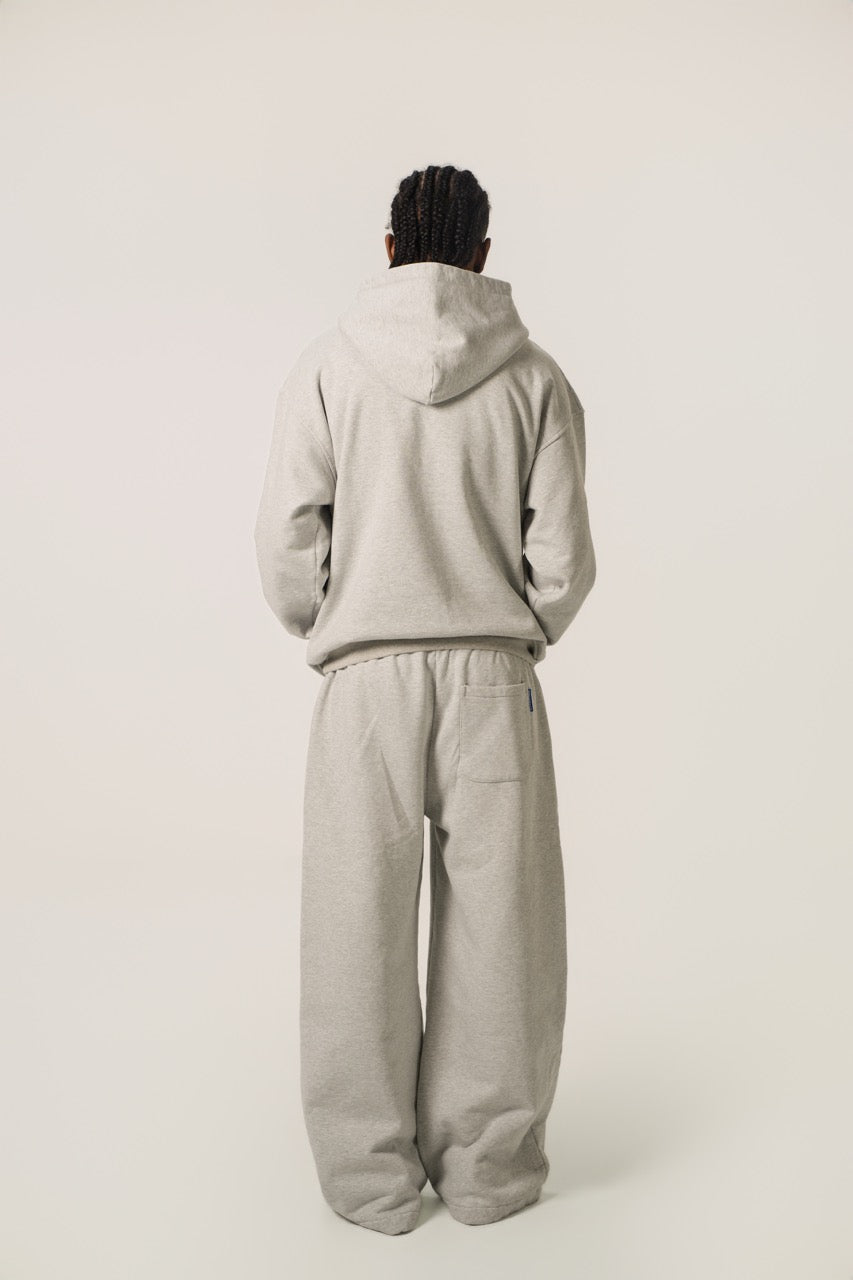Drop Shoulder Hoodie - Grey