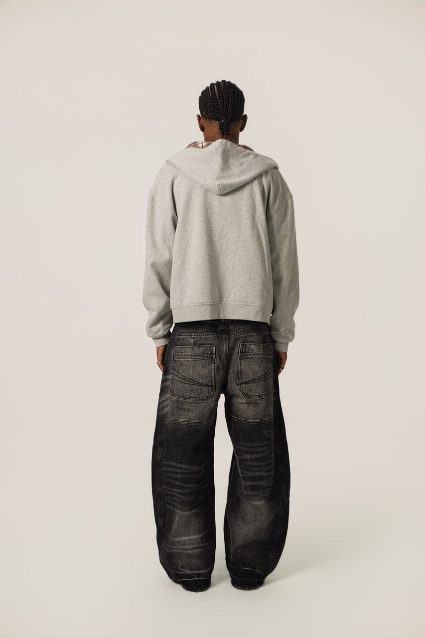 Reversible Zip Up Jacket - Wine