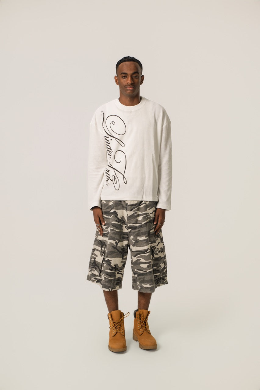 WOOLENMAKER Short cargo baggy camouflage