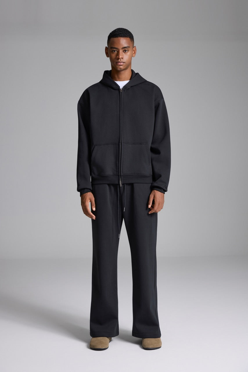 LINDEN Zip Jacket Black