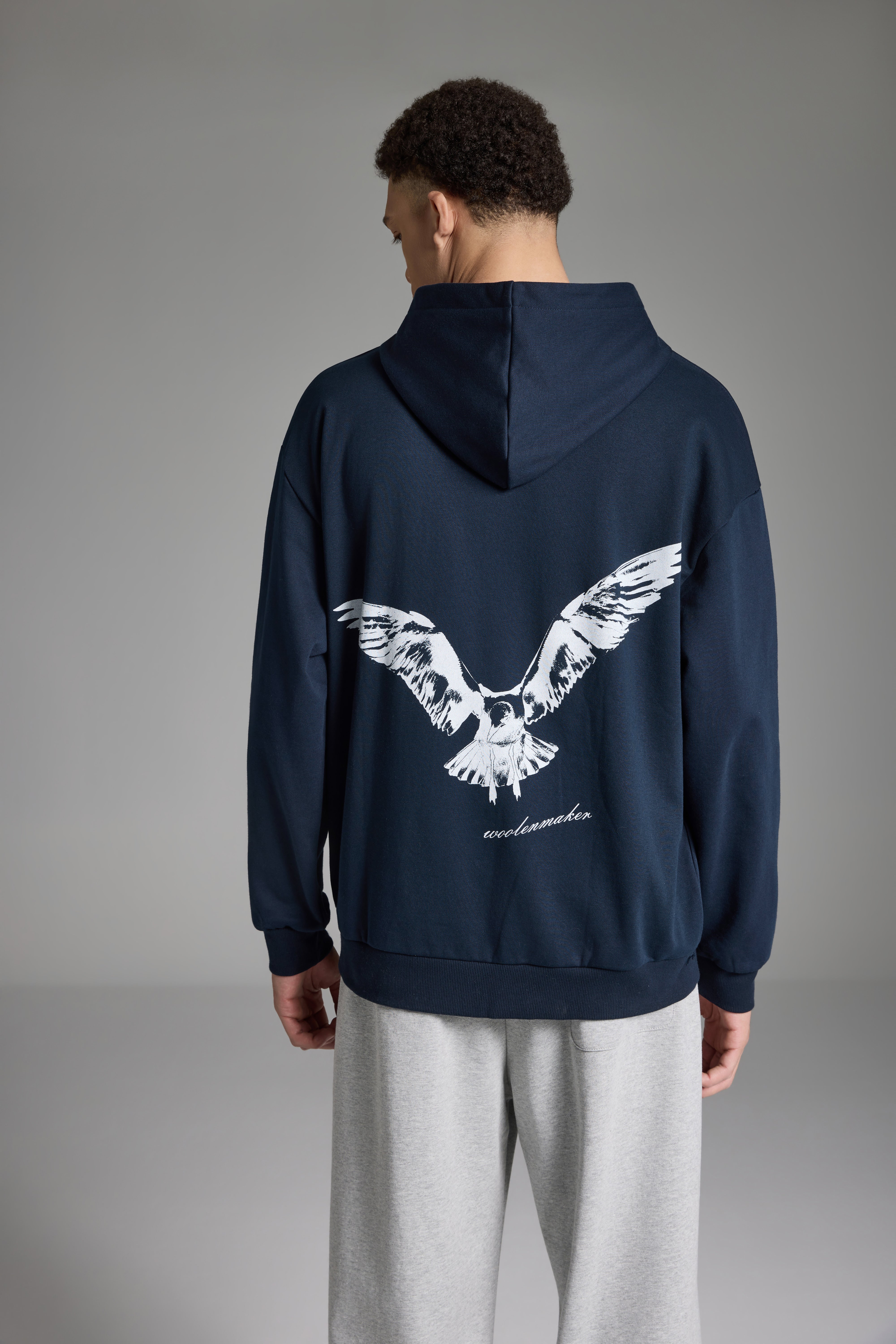 FREE SEAGULL Terry hoodie