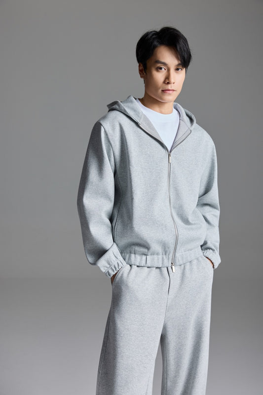 Scuba Knit Boxy Hoodie