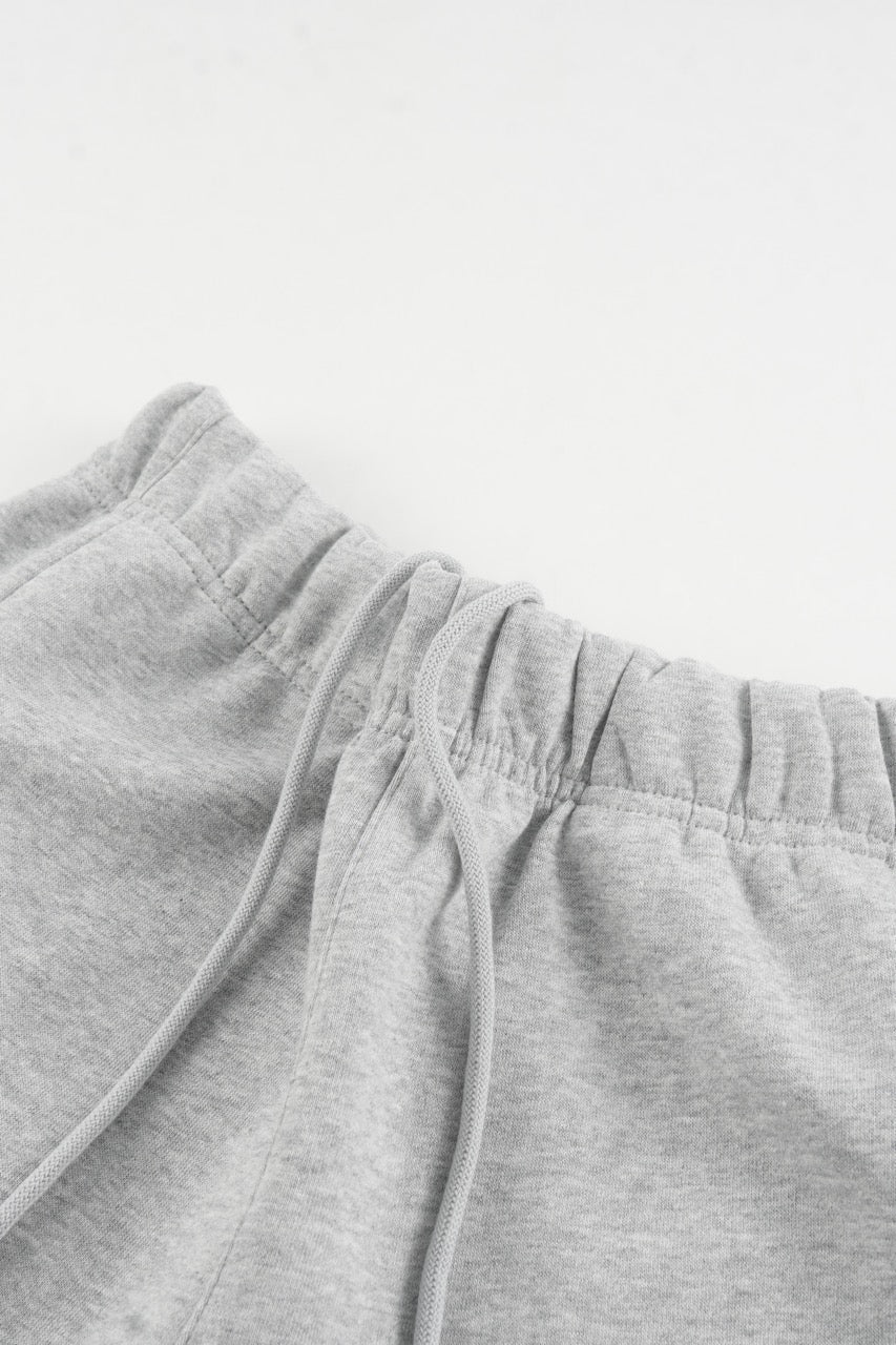 Scuba Knit Shorts Grey