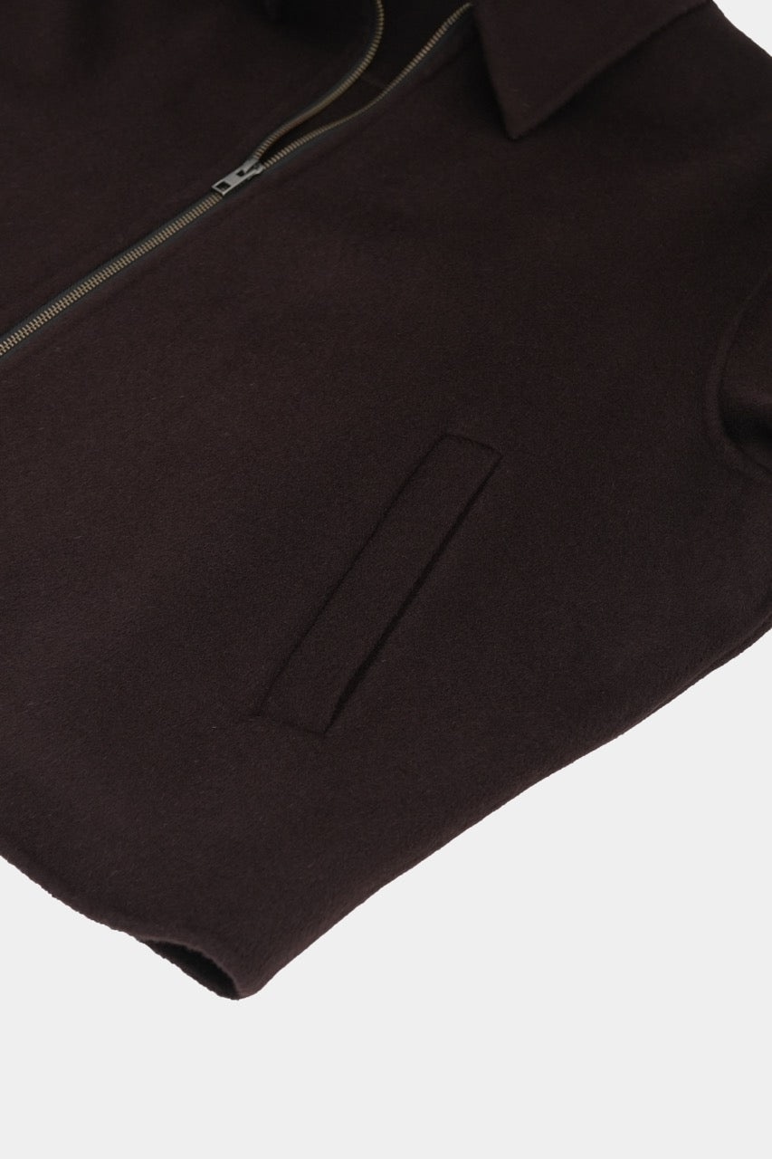 Cashmere blend jacket Coffee