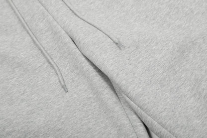 Scimitar-Silhouette Sweatpants Grey