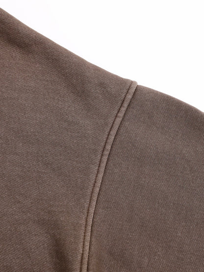 Basic vintage hoodie Coffee
