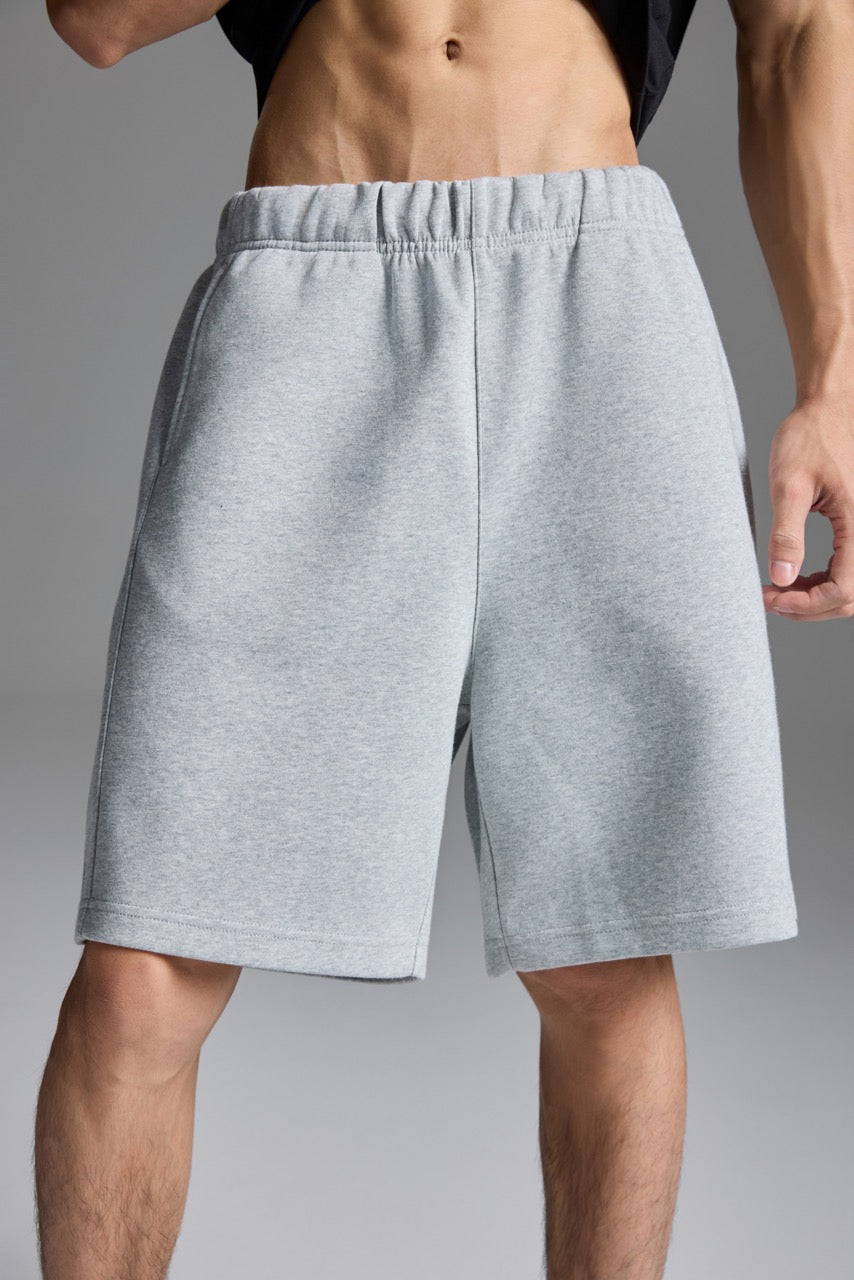 Scuba Knit Shorts Grey