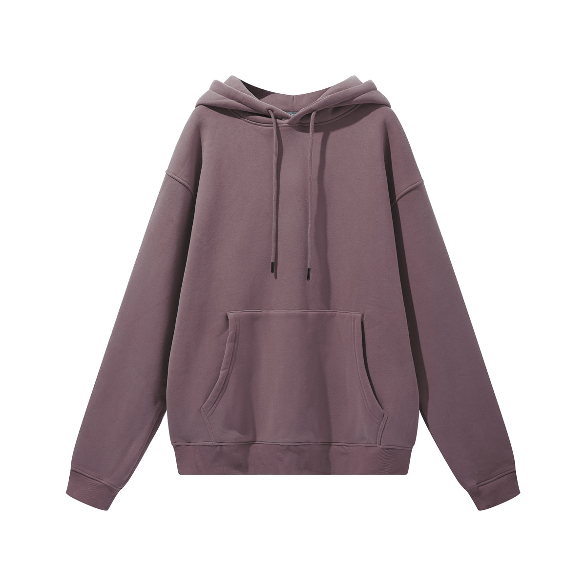 Velvet solid color hooded sweatshirt WM168BE2622