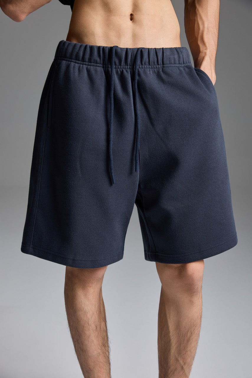Scuba Knit Shorts Navy