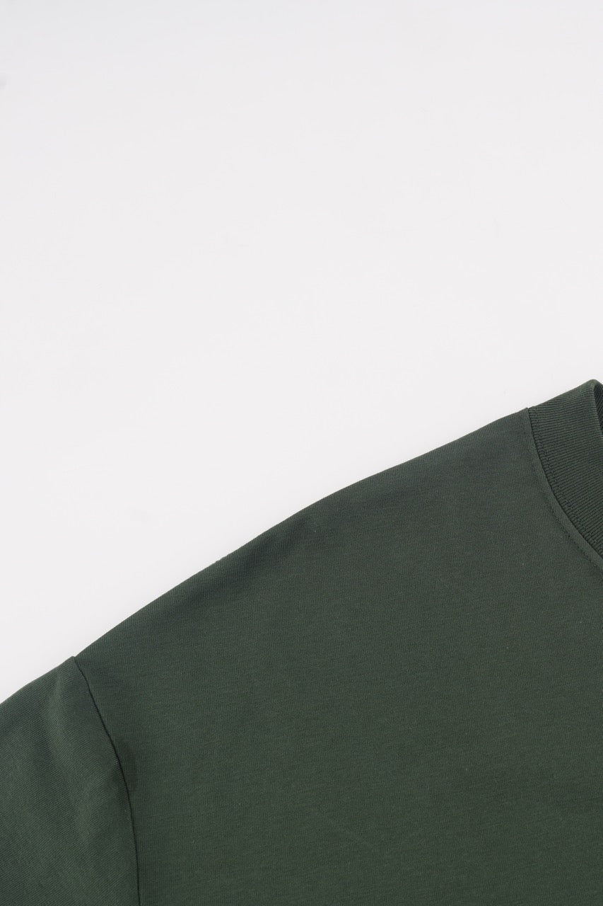Drop Shoulder T-shirt ForestGreen