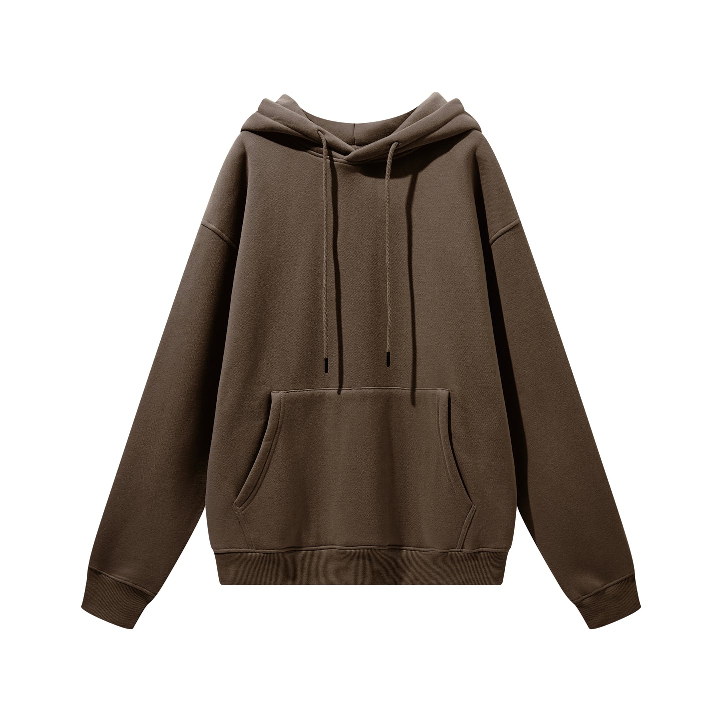 Velvet solid color hooded sweatshirt WM168BE2622