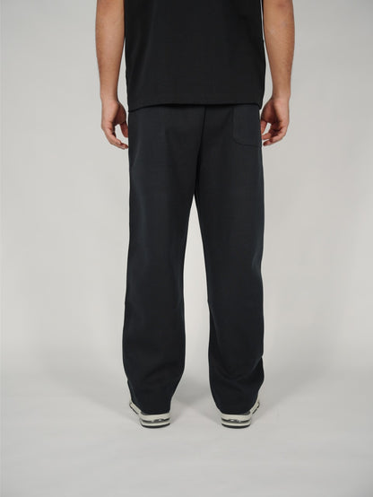 Scuba knit sweatpants Black