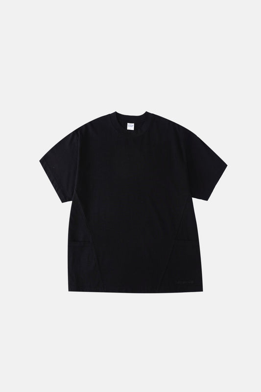 Two-Pack Cropped Tee Black