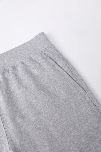 Basic Cotton Hoodie Grey