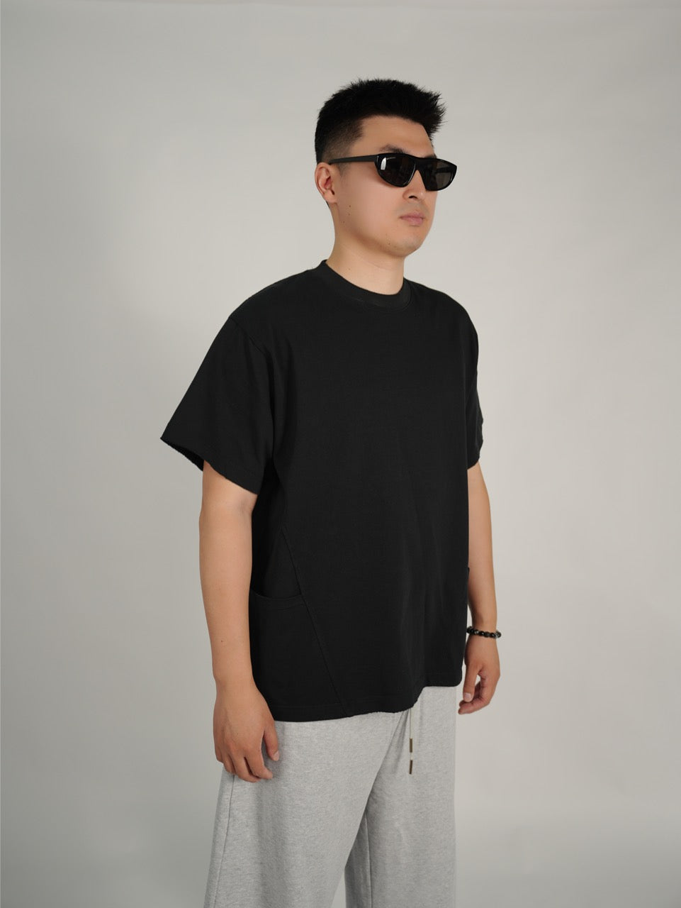 Cotton Double-Side Pocket Tee
