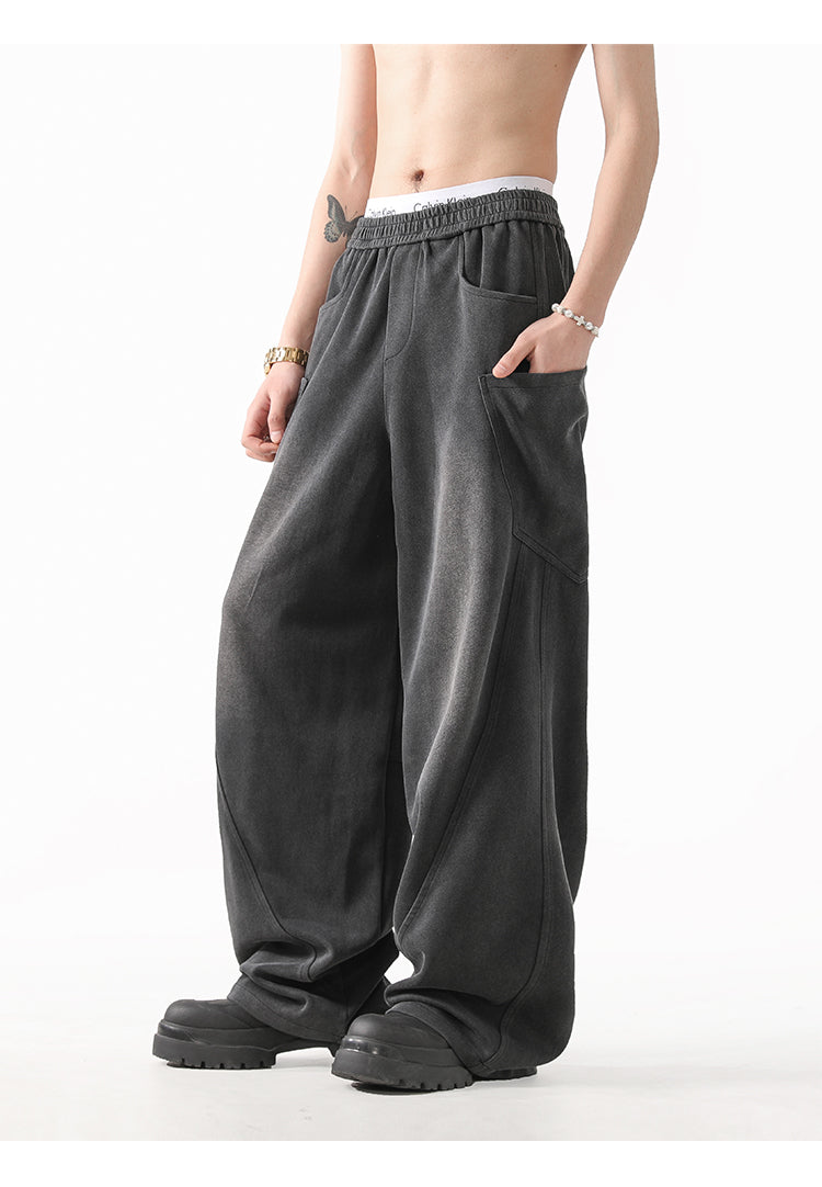 Artful Loose-fit Washed sweatpants WM185ZQ9935