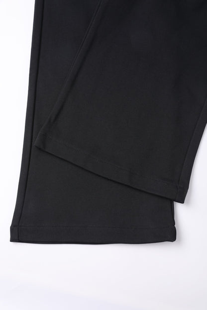LINDEN Straight Sweatpants Black