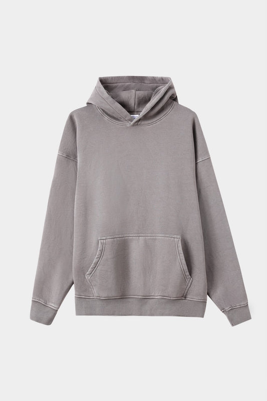 Basic vintage hoodie Grey