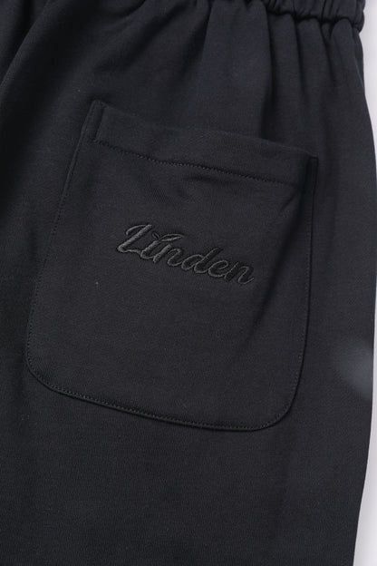 LINDEN Straight Sweatpants Black