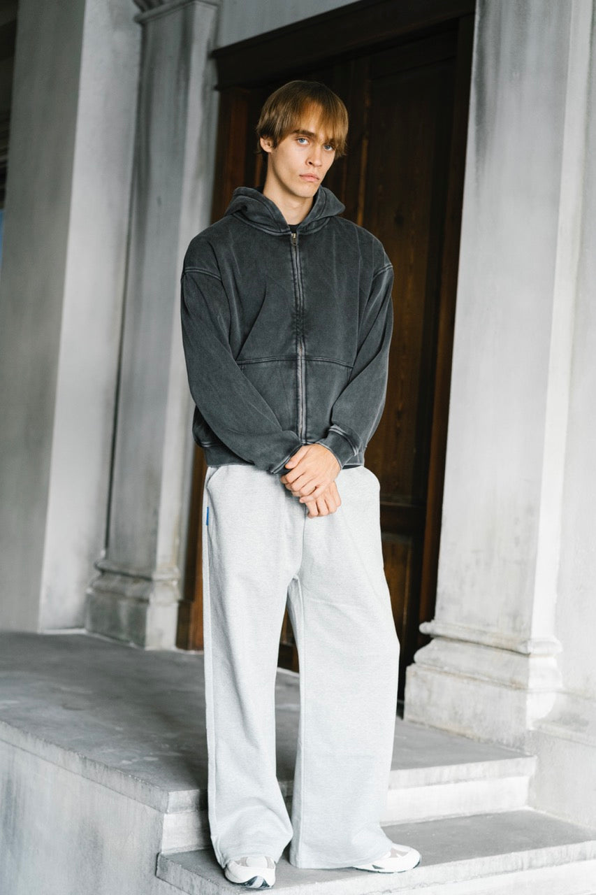 LINDEN Straight Sweatpants Grey