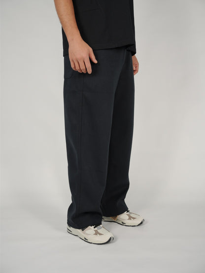 Scuba knit sweatpants Black