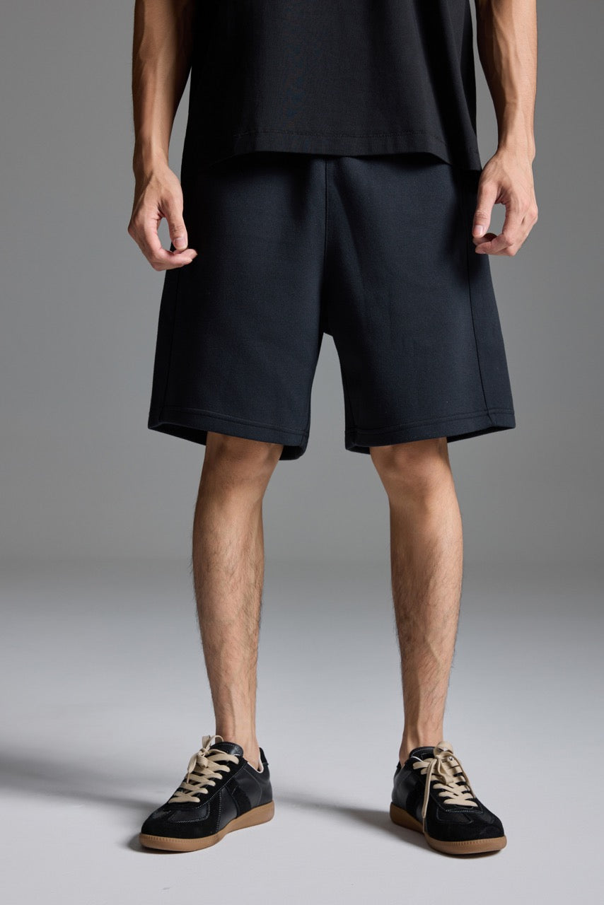 Scuba Knit Shorts Black