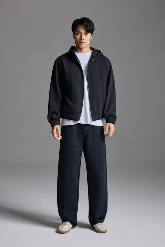 Scuba Knit Boxy Hoodie