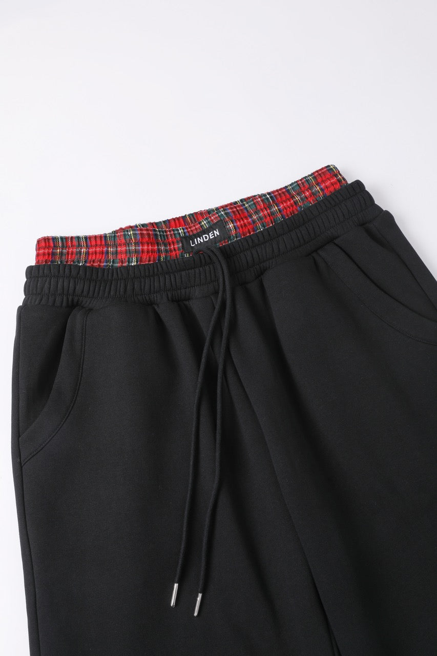 LINDEN Boxer Sweatpants Black