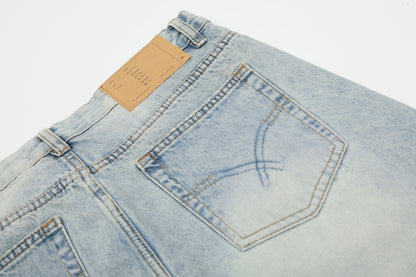 Basic Blue Loose-Fit Jeans WM236