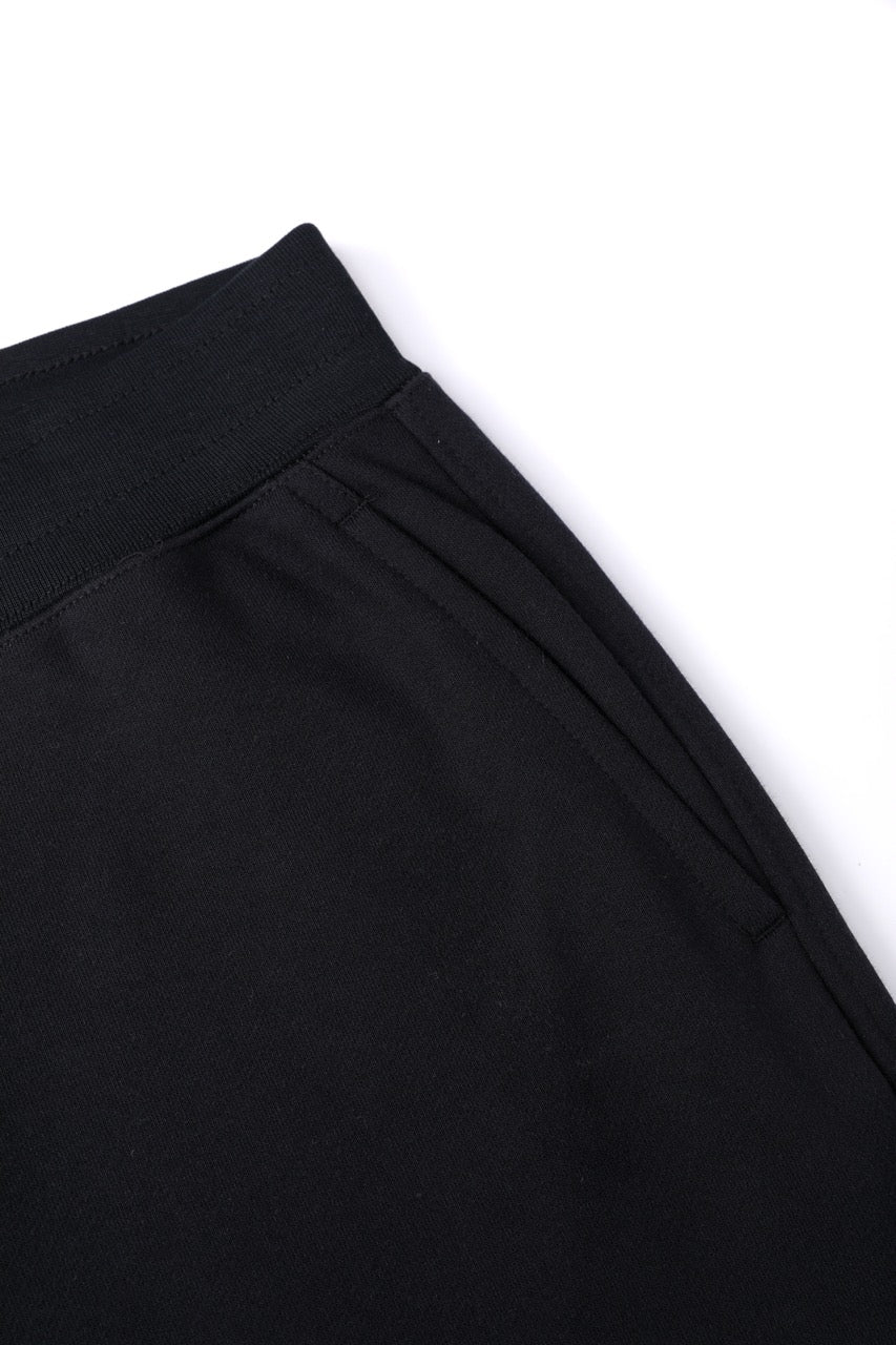 Basic Cotton Hoodie Black