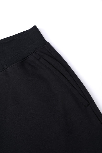 Basic Cotton Hoodie Black