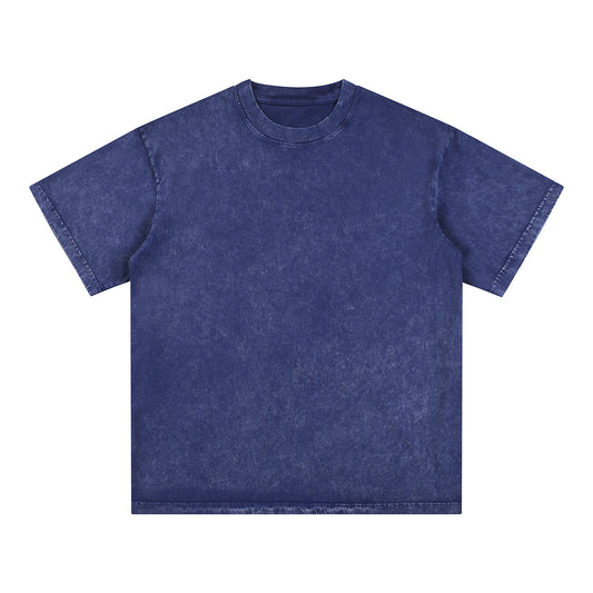 Basic washed cotton T-shirt WM229