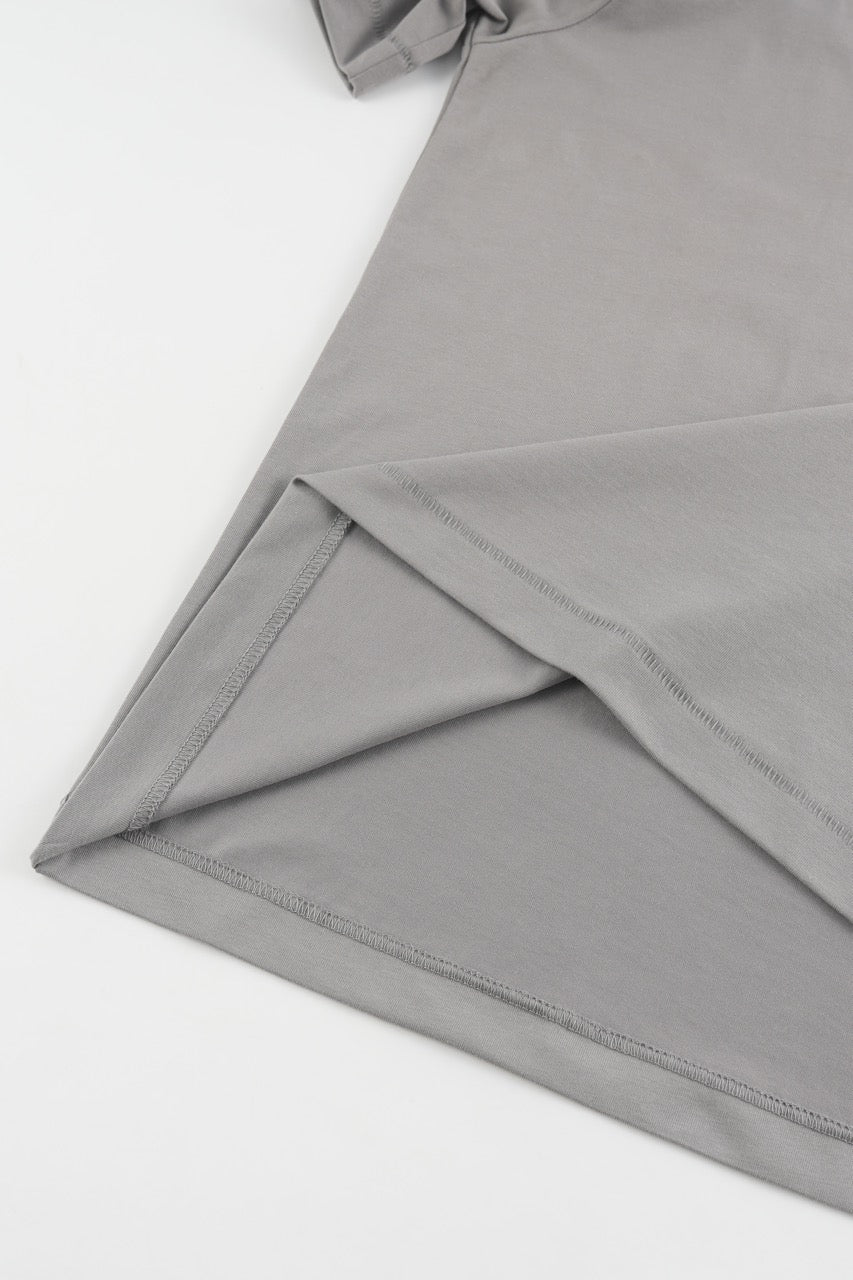 Drop Shoulder T-shirt Midgrey