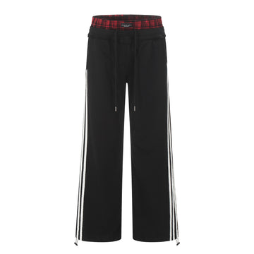 false two-piece straight sweatpants WM173KNCK6569