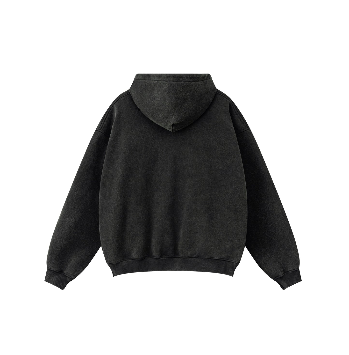 Basic vintage hoodie Black